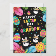 ¡Feliz Pascua Tatarabuelo!" Colorido Personalizado