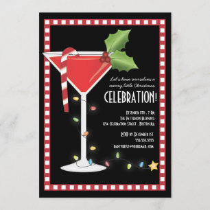Invitación Feliz pequeña celebración de días festivos del