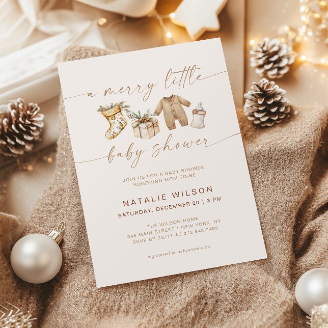 Invitación Feliz pequeño Boho neutral de género de Baby Showe (Subido por el creador)