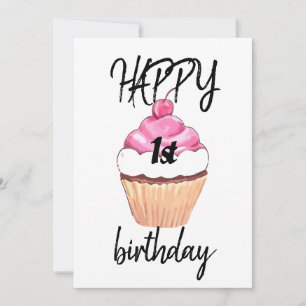 Invitación Feliz primer cumpleaños