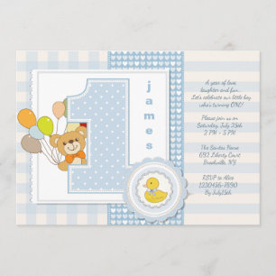 Invitación Feliz primer cumpleaños