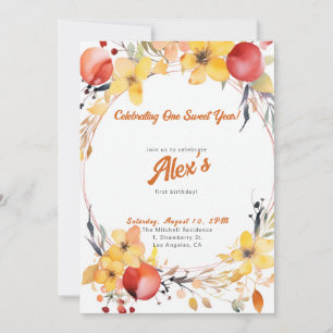 Invitación ¡Feliz primer cumpleaños! 1.ᵉʳ Fiesta del Aniversa
