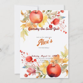 Invitación ¡Feliz primer cumpleaños! 1.ᵉʳ Fiesta del Aniversa