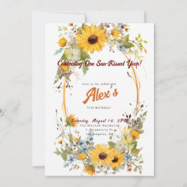 Invitación ¡Feliz primer cumpleaños! 1.ᵉʳ Fiesta del Aniversa