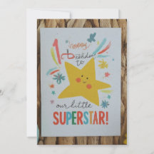 "¡Feliz primer cumpleaños a nuestra pequeña supere