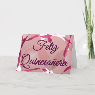 Invitación Feliz Quinceañera - décimo quinto cumpleaños feliz