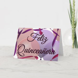 Invitación Feliz Quinceañera - décimo quinto cumpleaños feliz