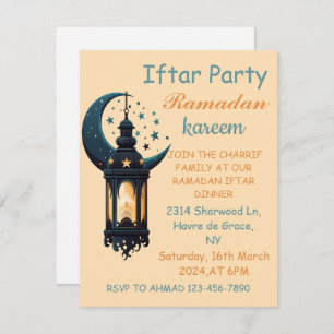 Invitación Feliz Ramadán Kareem Y Eid Mubarak 2024