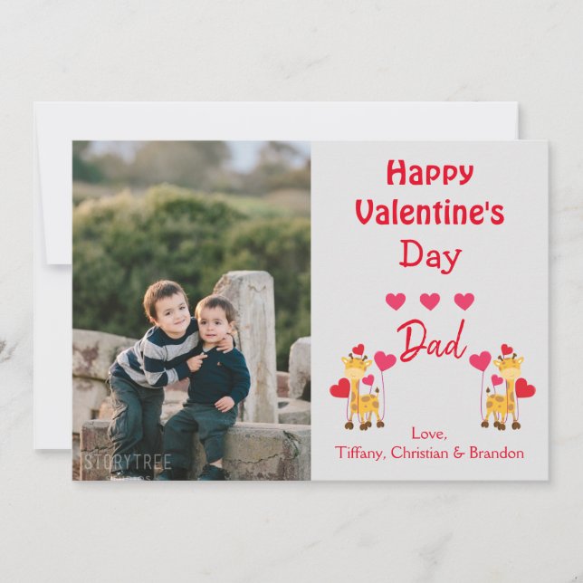 Invitación Feliz Safari de San Valentín (Anverso)