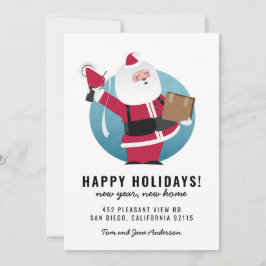 Invitación Feliz Santa Mover con caja