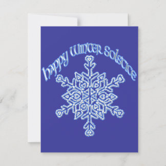Invitación Feliz solsticio de invierno