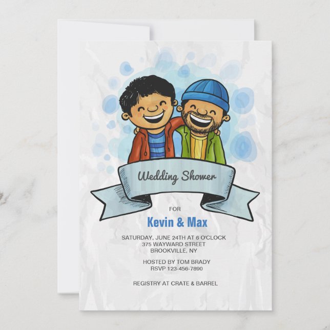 Invitación feliz y gay (Anverso)