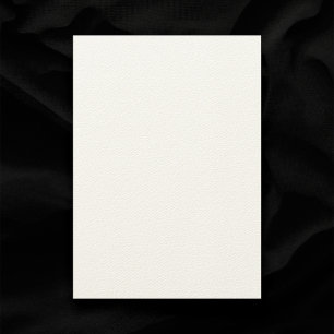 Invitación Felt Ecru 5" x 7" Boda de ejemplo en blanco