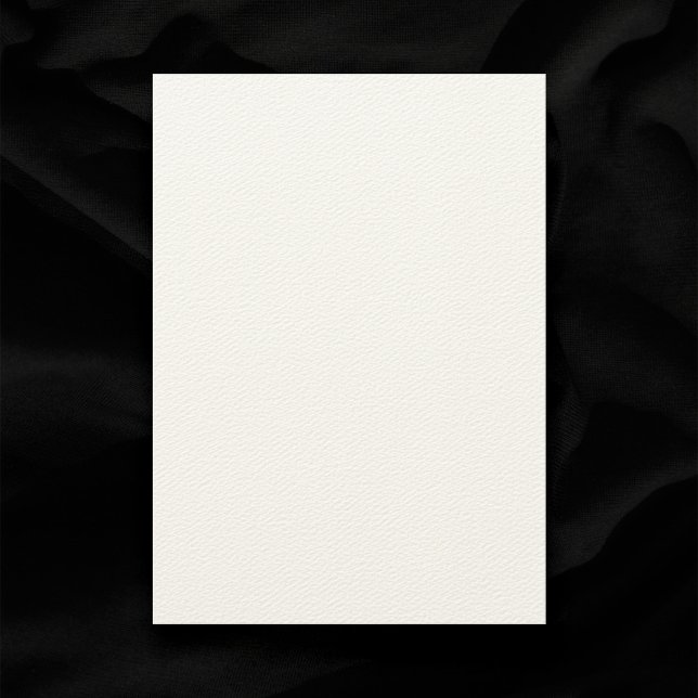 Invitación Felt Ecru 5" x 7" Boda de ejemplo en blanco (Felt ecru 5" x 7" white wedding invitation)