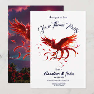 Invitación Fénix Carmesí de la Marea a la Luz de la Luna.