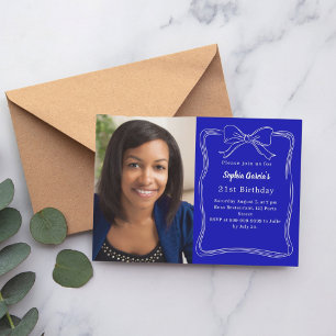 Invitación Fenómeno de la proa azul real