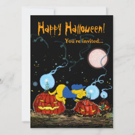 Invitación Ferald y las calabazas rojas