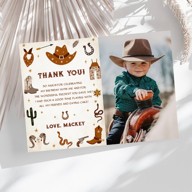 Invitación Feria de cumpleaños de Cowboy Occidental, foto de  (Subido por el creador)
