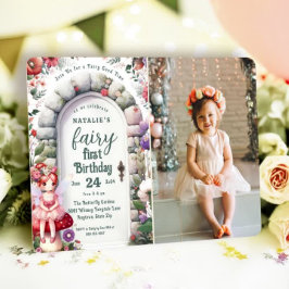 Invitación Feria de la puerta encantada foto de la fiesta del