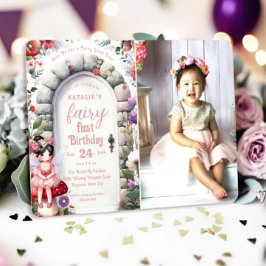 Invitación Feria de la puerta encantada foto de la fiesta del