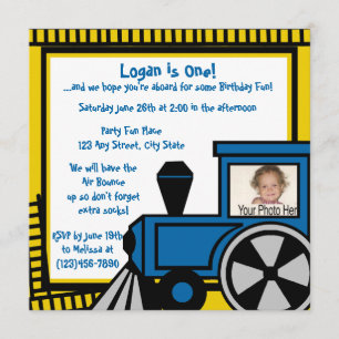 Invitación Ferrocarril Happy Tracks