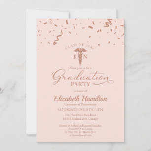 Invitación Festa de Graduación de la Escuela de Enfermería Mé