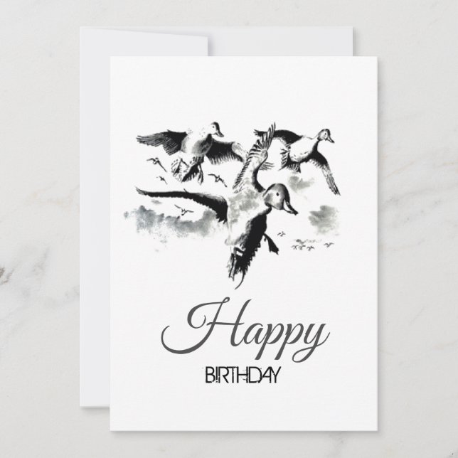 Invitación FESTA DI COMPLEANNO DEL CACCIatore d'anatre (Anverso)