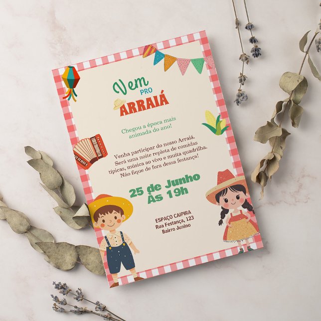 Invitación Festa Junina (Subido por el creador)