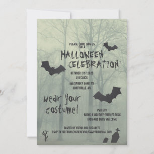 Invitación Festejante celebración de Halloween