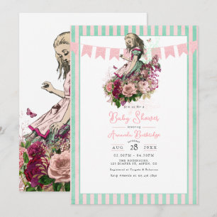 Invitación Festejo Caprichoso de Alice en el País de las Mara