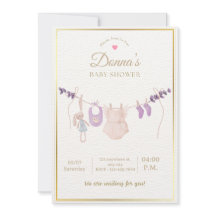 Festejo de Baby Shower Editable y Tierno en Pastel