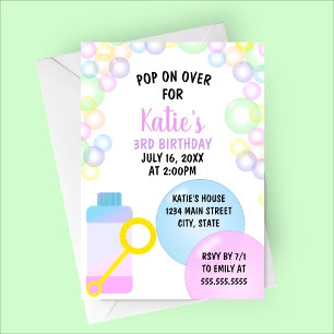 Invitación Festejo de Cumpleaños Infantil Ven a la Fiesta