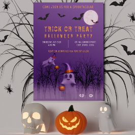 Invitación Festín de fantasmas o fiesta de Halloween