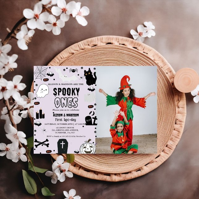Invitación Festín de primer cumpleaños de Halloween (Subido por el creador)