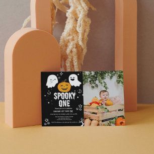 Invitación Festín de primer cumpleaños de Halloween Invitati