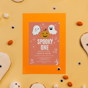 Invitación Festín de primer cumpleaños de Halloween Invitati