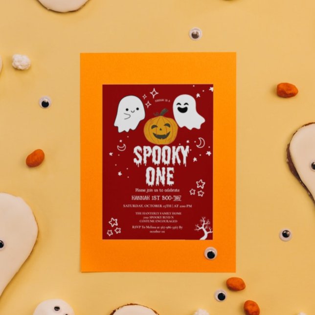 Invitación Festín de primer cumpleaños de Halloween Invitati (Subido por el creador)