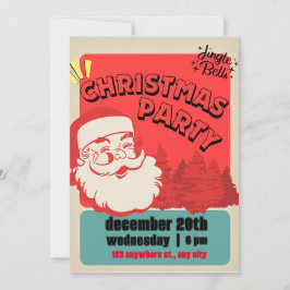 Invitación festiva del partido de los Navidades de