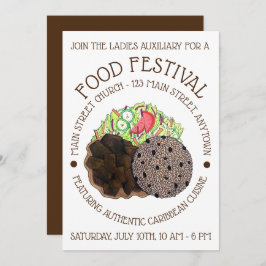 Invitación Festival Caribeño de Alimentos de Arroz de Cabra d