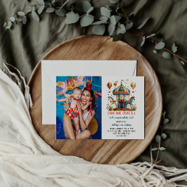 Invitación Festival de Carnaval de Círculo Moderno Primer Cum