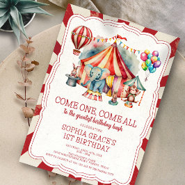 Invitación Festival de circo de carnaval de presupuesto cumpl