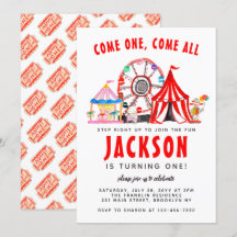 Festival de circo de carnaval festivo Fiesta