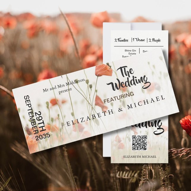 Invitación Festival de Flores Silvestres Boda de flores (Subido por el creador)