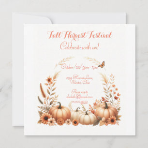 Invitación Festival de la Cosecha de Otoño