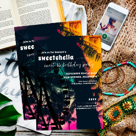 Invitación Festival de Música | Palmeras de Rueda de Ferris D