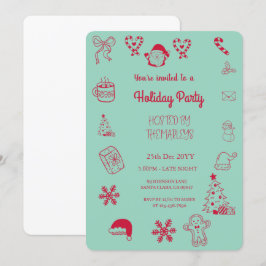 Invitación Festividad atraída por la mano