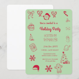 Invitación Festividad atraída por la mano