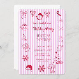 Invitación Festividad atraída por la mano