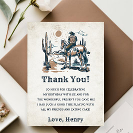 Invitación Festividad de cumpleaños de Cowboy Occidental - Ta