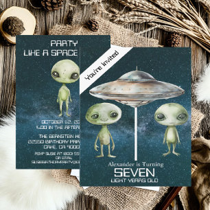Invitación Festividad de cumpleaños del extranjero de edad pe